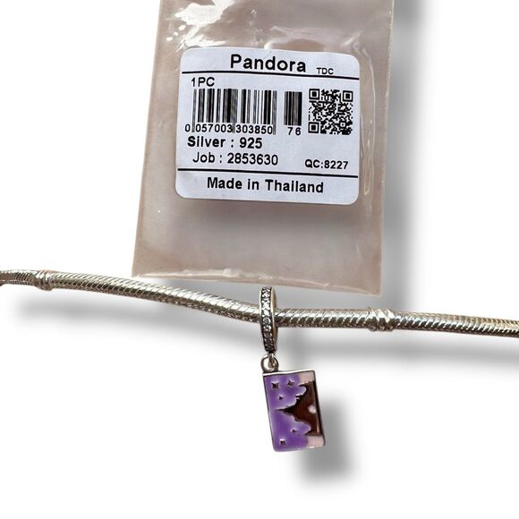 2020 Disney Parks Exclusive Pandora Postcard Castle Wish You Were Here Charm - Picture 4 of 6